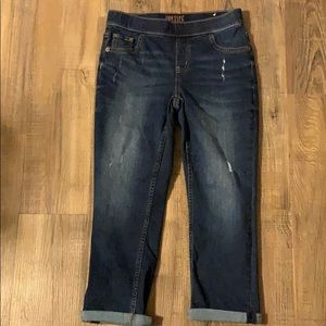Justice Girls Jean Capris Size 12
